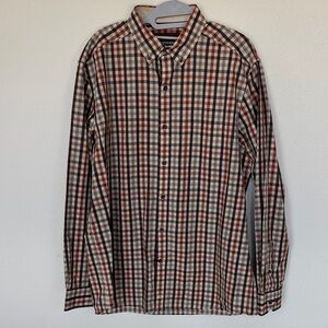 Johnston & Murphy Multicolor Plaid Button-Down Shirt